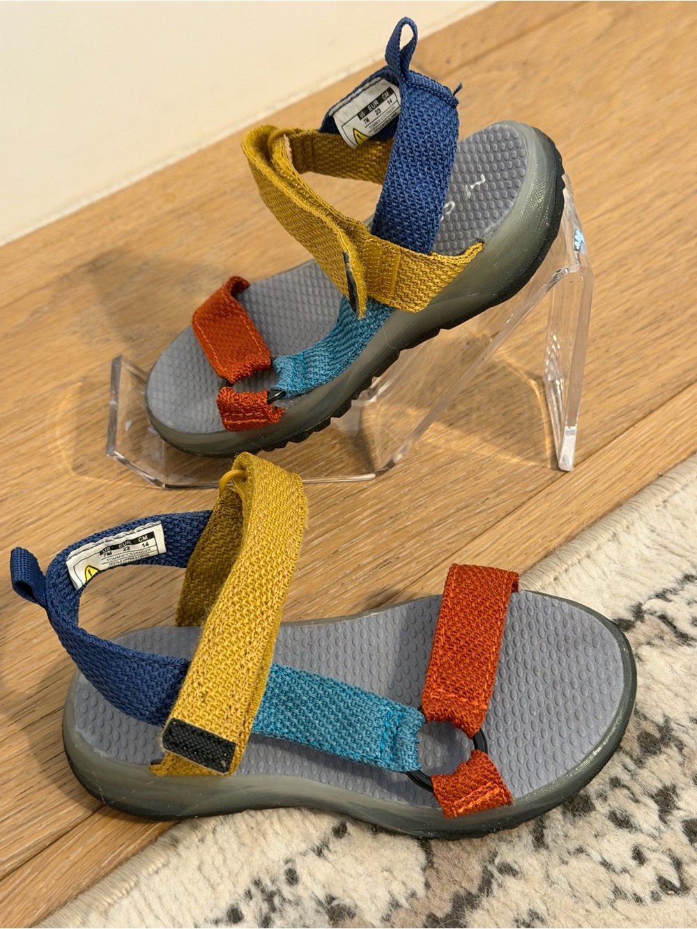 Carter's Multicolor Kids Water Sandals - Blue, Yellow, Teal, Orange